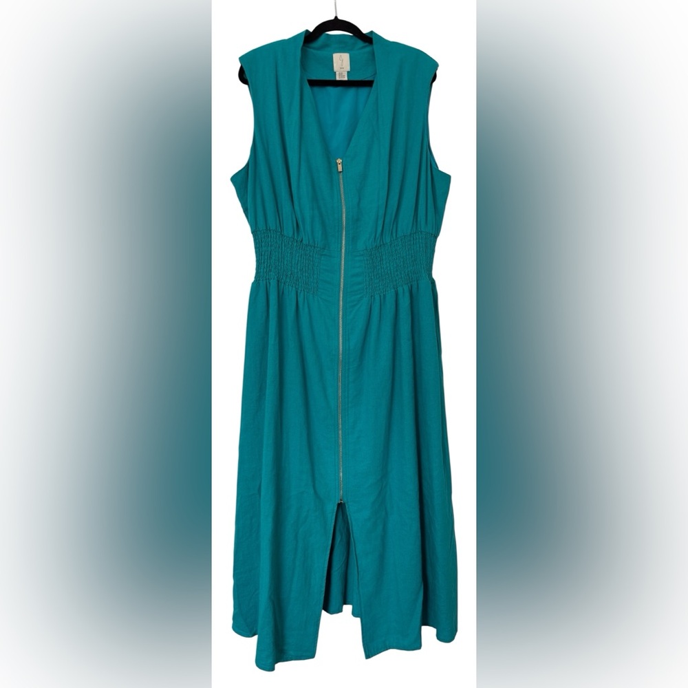 Joie Aqua Sleeveless Linen Blend Dress, Size 2X - NWOT